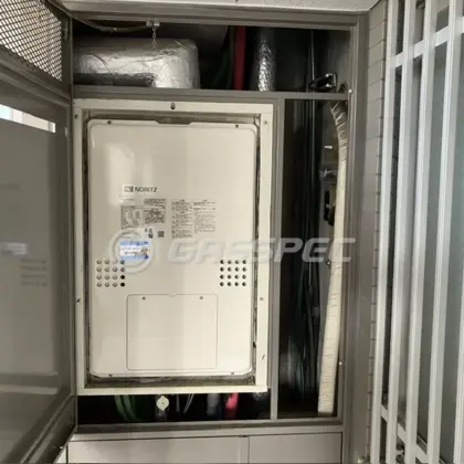 施工後の暖房熱源機（ノーリツ GTH-2454AW3H-H BL）