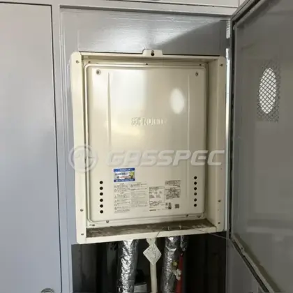 施工後の給湯器（ノーリツ GT-2470SAW-H-1 BL）