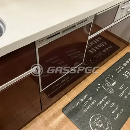 施工後のビルトイン食洗機（パナソニック NP-45RS9S）