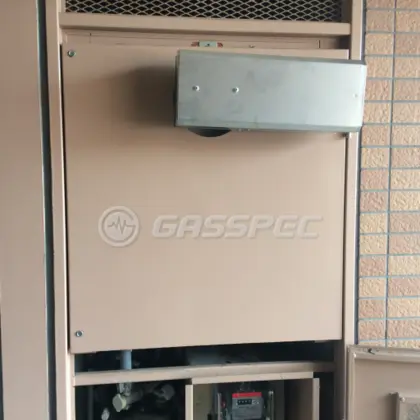施工後の給湯器（リンナイ RUF-A2405SAA(A)）
