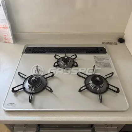 施工後のビルトインガスコンロ（パロマ PD-509WS-60CV）