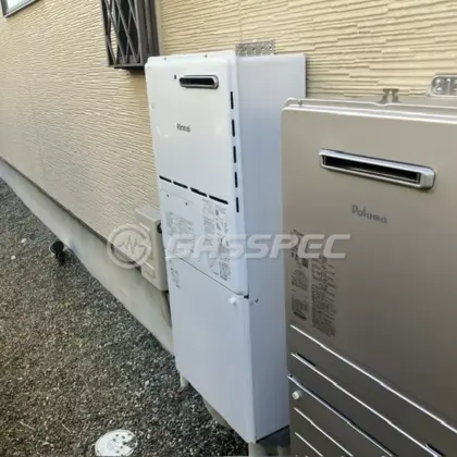 施工後の暖房熱源機（リンナイ RH-101W2-6(B)）