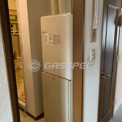 施工後の暖房熱源機（ノーリツ GTH-1644AWX-FF-1-KR BL）