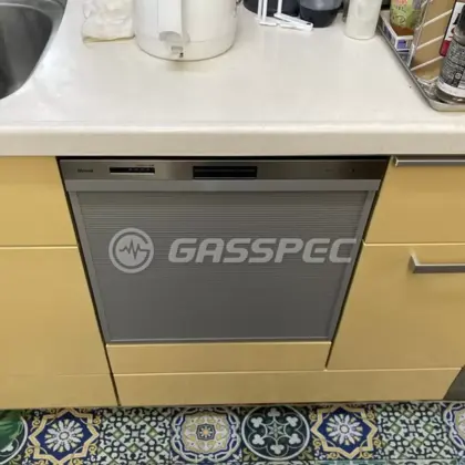 施工後のビルトイン食洗機（リンナイ RSW-405LP）