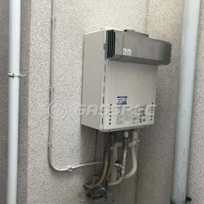 施工後の給湯器（ノーリツ GT-2470SAW-1 BL）