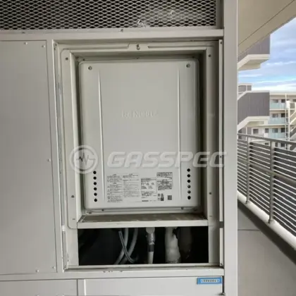 施工後の給湯器（ノーリツ GT-2470SAW-H-1 BL）