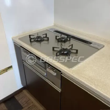 施工後のビルトインガスコンロ（ノーリツ N3WV7RWTP2SI）