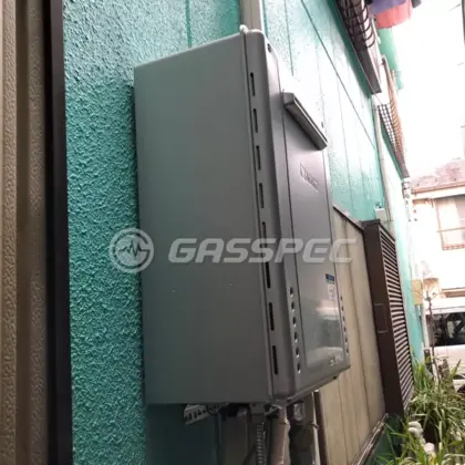 施工後の給湯器（ノーリツ GT-C2472SAW-1 BL）