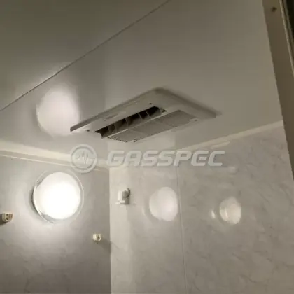 施工後の浴室乾燥機（ノーリツ BDV-3307AUKNSC-J3-BL）