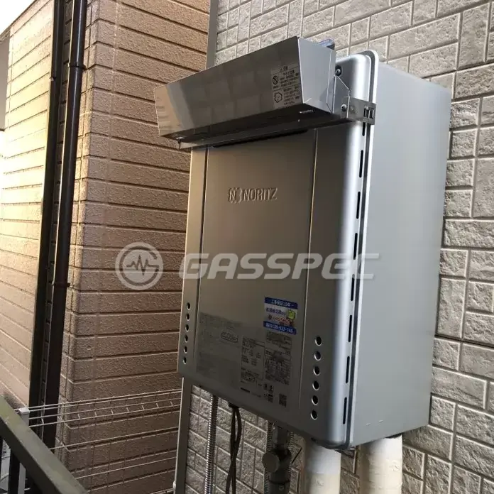 交換後の給湯器（ノーリツ GT-C2072SAW-1 BL）