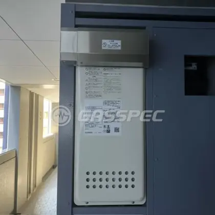 施工後の給湯器（ノーリツ GT-1653SAWX-4 BL）