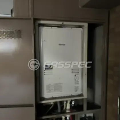 施工後の暖房熱源機（リンナイ RUFH-A2400AU(A)）
