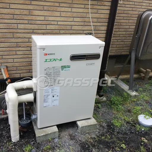 交換後の給湯器（ノーリツ OQB-C3704Y-RC）