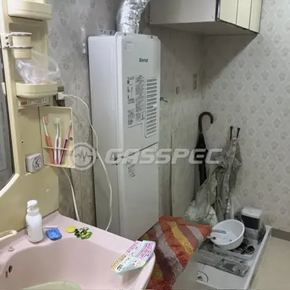 施工後の給湯器（リンナイ RUX-V1615SWFA(B)-E）