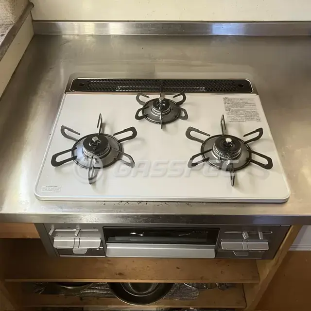 交換後のビルトインガスコンロ（パロマ PD-509WS-60CV）