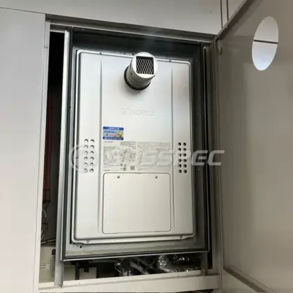 施工後の暖房熱源機（ノーリツ GTH-CP2471SAW6H-T BL）