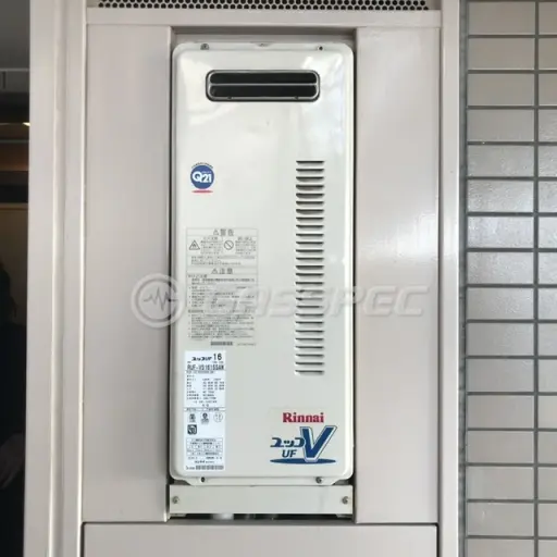 交換前の給湯器（リンナイ RUF-VS1615SAW）