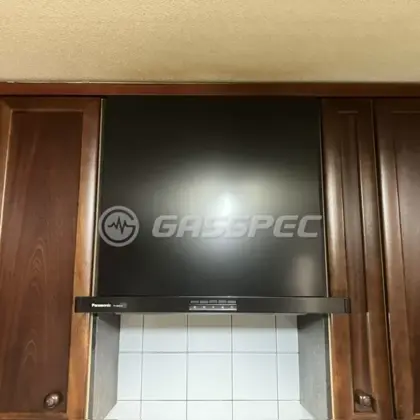 施工後のレンジフード（パナソニック FY-6HZC5-K）