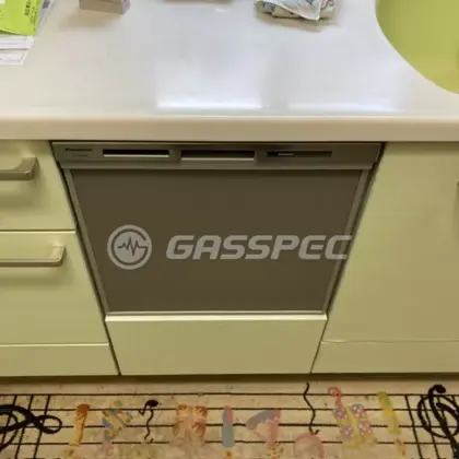 施工後のビルトイン食洗機（パナソニック NP-45MS9S）