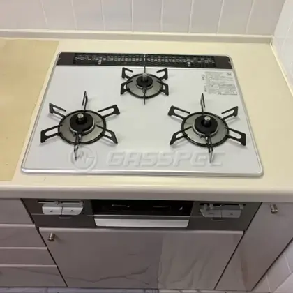 施工後のビルトインガスコンロ（リンナイ RS31AW36P49R7VW）