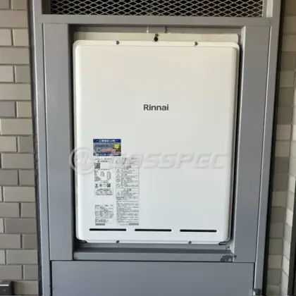 施工後の給湯器（リンナイ RUF-A1605SAB(C)）