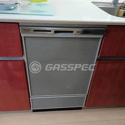 施工後のビルトイン食洗機（パナソニック NP-45MD9S）