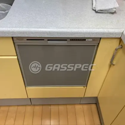 施工後のビルトイン食洗機（パナソニック NP-45RS9S）