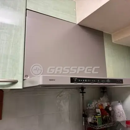 施工後のレンジフード（ノーリツ NFG6S25MSV）