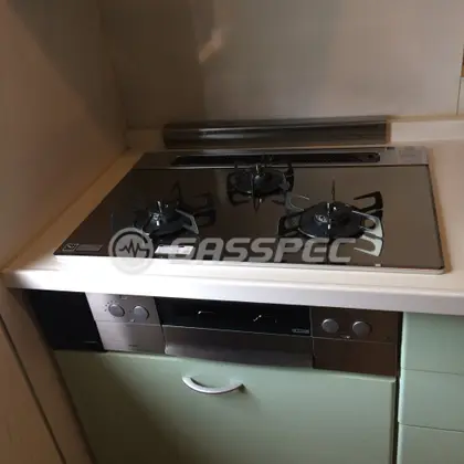 施工後のビルトインガスコンロ（ノーリツ N3WP6PWASKSTE）