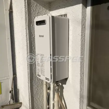 施工後の給湯器（リンナイ RUX-SA1616W(A)-E）