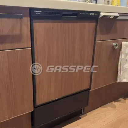 施工後のビルトイン食洗機（パナソニック NP-45RD9K）