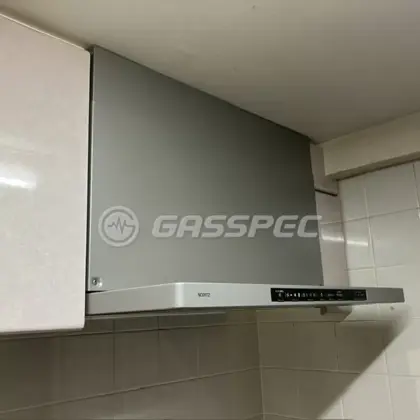 施工後のレンジフード（ノーリツ NFG7S25MSV）