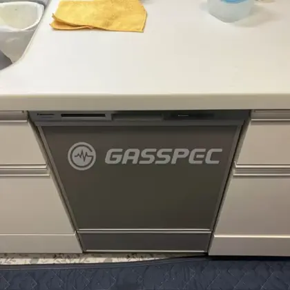 施工後のビルトイン食洗機（パナソニック NP-45MD9S）