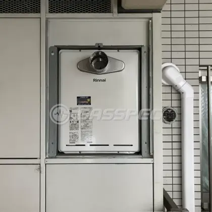 施工後の給湯器（リンナイ RUF-A2405AT-L(C)）