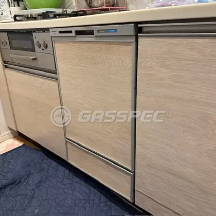 施工後のビルトイン食洗機（パナソニック NP-45MD9S）