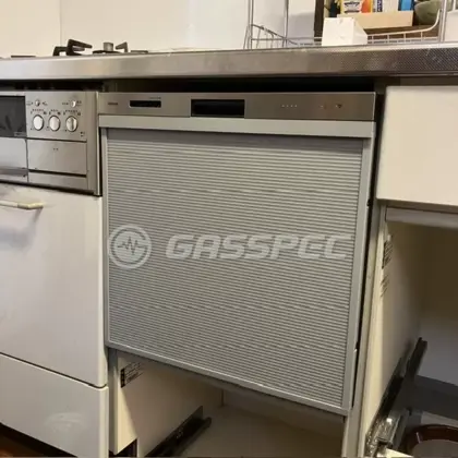 施工後のビルトイン食洗機（リンナイ RSW-405GPE）