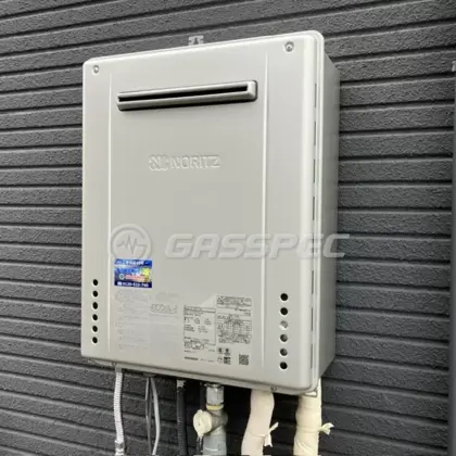 施工後の給湯器（ノーリツ GT-C2472SAW-1 BL）