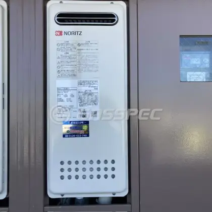 施工後の給湯器（ノーリツ GT-2053AWX-4 BL）