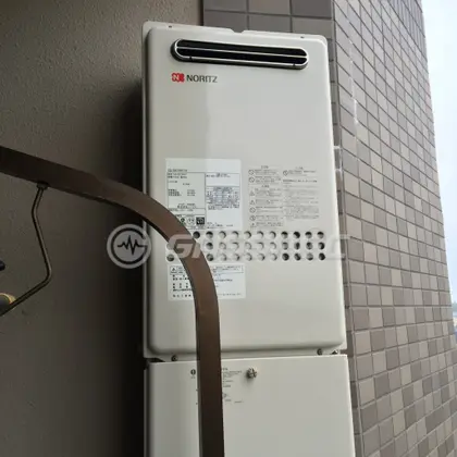 施工後の給湯器（ノーリツ GQ-2027AWX-DX BL）