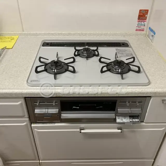 交換後のビルトインガスコンロ（パロマ PD-509WS-60CV）
