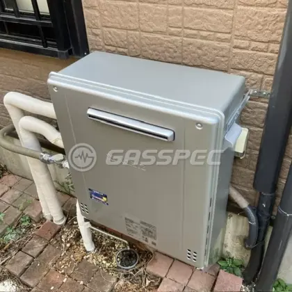 施工後の給湯器（ノーリツ GT-C2472SAR BL）