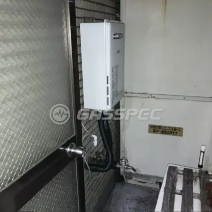 施工後の給湯器（リンナイ RUX-A1615W(A)-E）