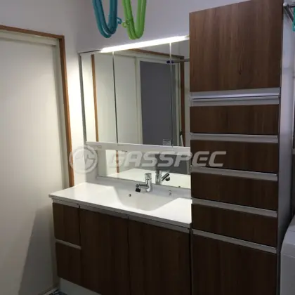 施工後の洗面化粧台（パナソニック GC-125G）