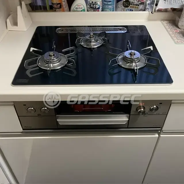 交換後のビルトインガスコンロ（パロマ PD-893WT-U60GA2）