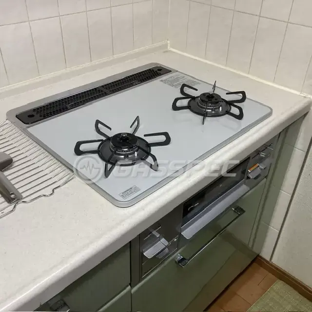 交換後のビルトインガスコンロ（パロマ PD-200WS-60CV）