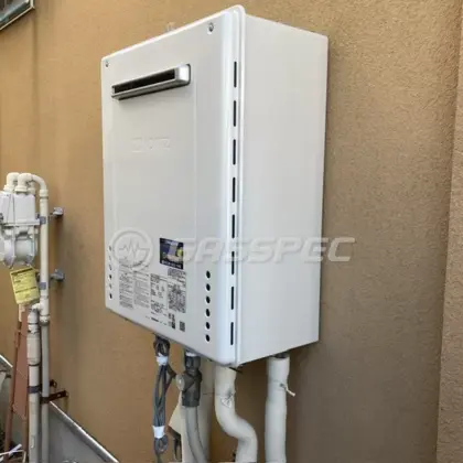 施工後の給湯器（ノーリツ GT-2070SAW-1 BL）