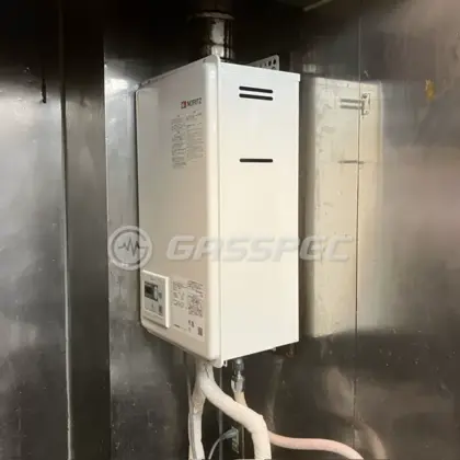 施工後の給湯器（ノーリツ GQ-1620WZ-FFA-3）