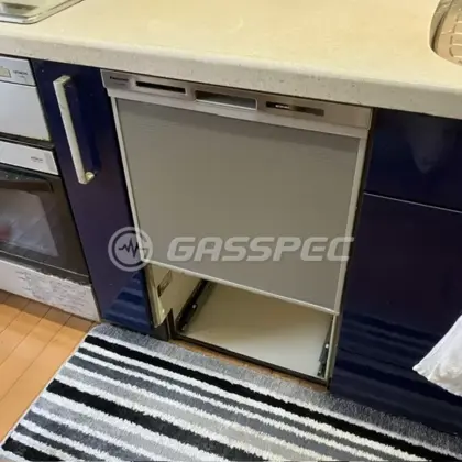 施工後のビルトイン食洗機（パナソニック NP-45MS9S）