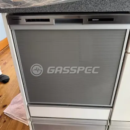 施工後のビルトイン食洗機（パナソニック NP-45MS9S）