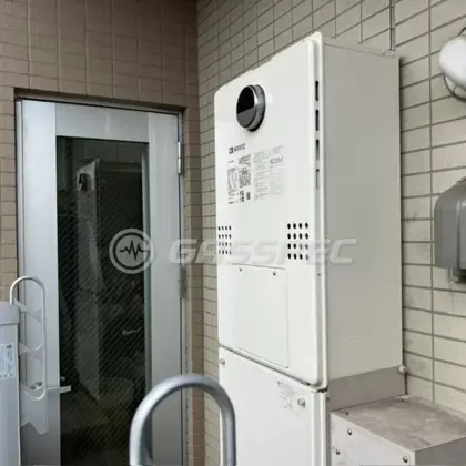 施工後の暖房熱源機（ノーリツ GTH-C2460AW3H-1 BL）